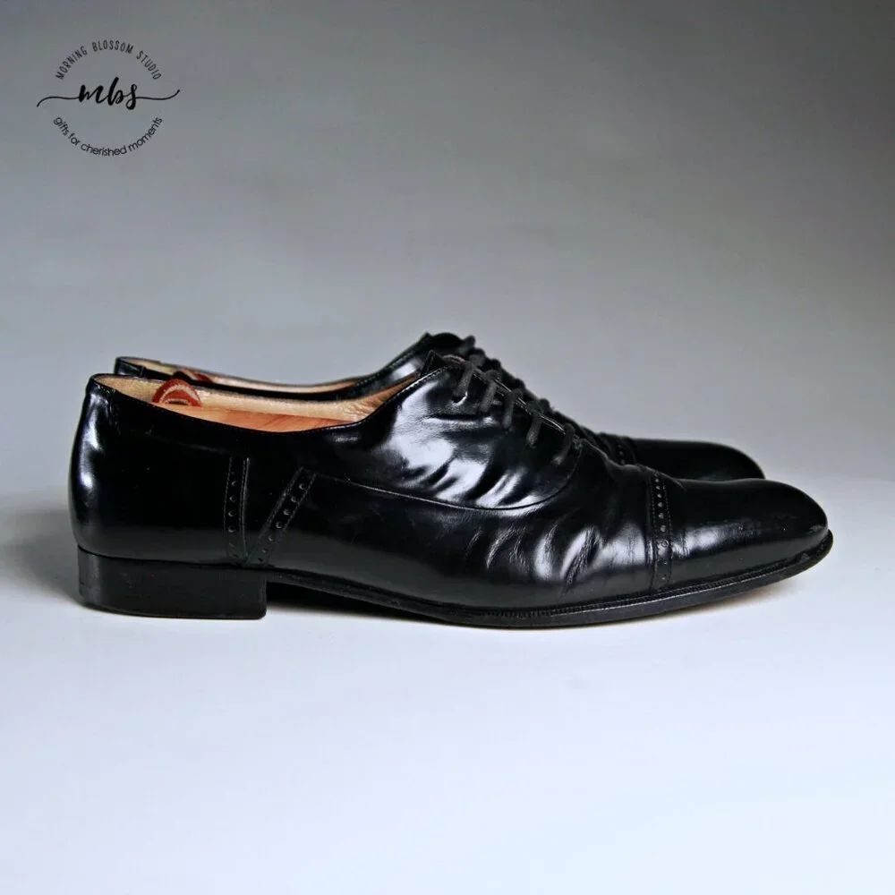 Bally‎ Peer 2 Toe Cap Leather Oxford Shoes